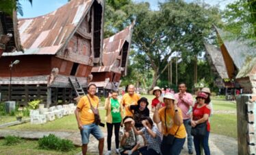 huta batak di museum tb silalahi Balige